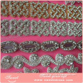 JYAP090 Wholesale rhinestone and pearl applique trimming factory direct sale